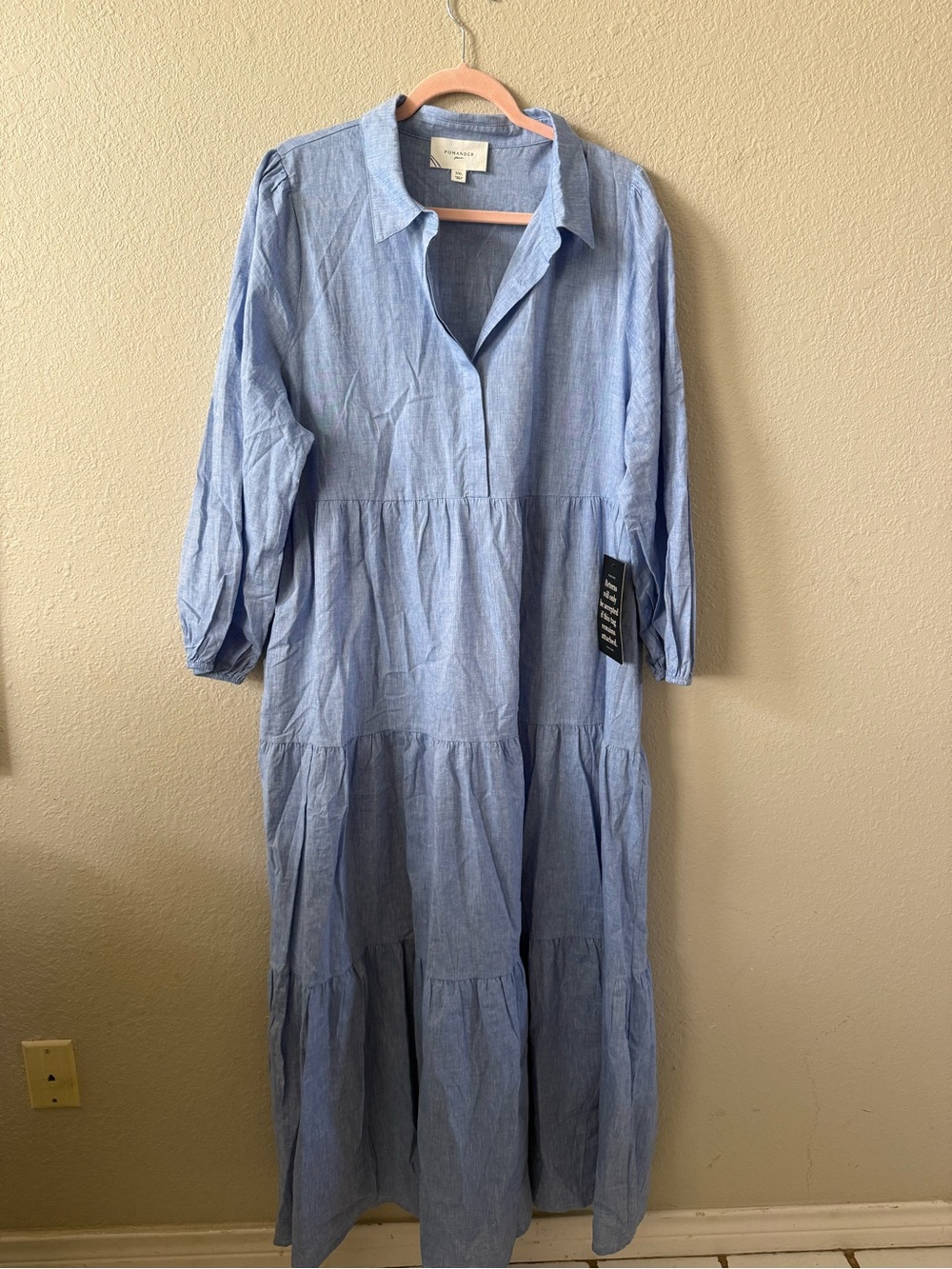 Pomander Place Chambray Mabel Maxi Dress NWT - Picture 2 of 6